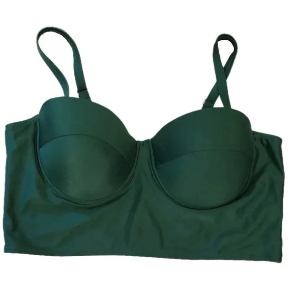 SHEIN, Size 3xl (18), Green Sexy Swim Top - Picture 6 of 11
